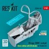 RESKIT RSU48-0462 Mirage 2000C cockpit (Basic edition with 3D decals) for Kinetic kit (3D Printed) (1/48)